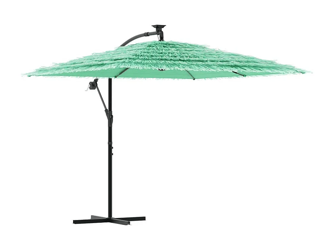 Beline Parasol met stalen paal 246x246x230 cm groen