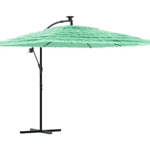 Beline Parasol met stalen paal 269x269x235 cm groen Beline Parasol met stalen paal 269x269x235 cm groen