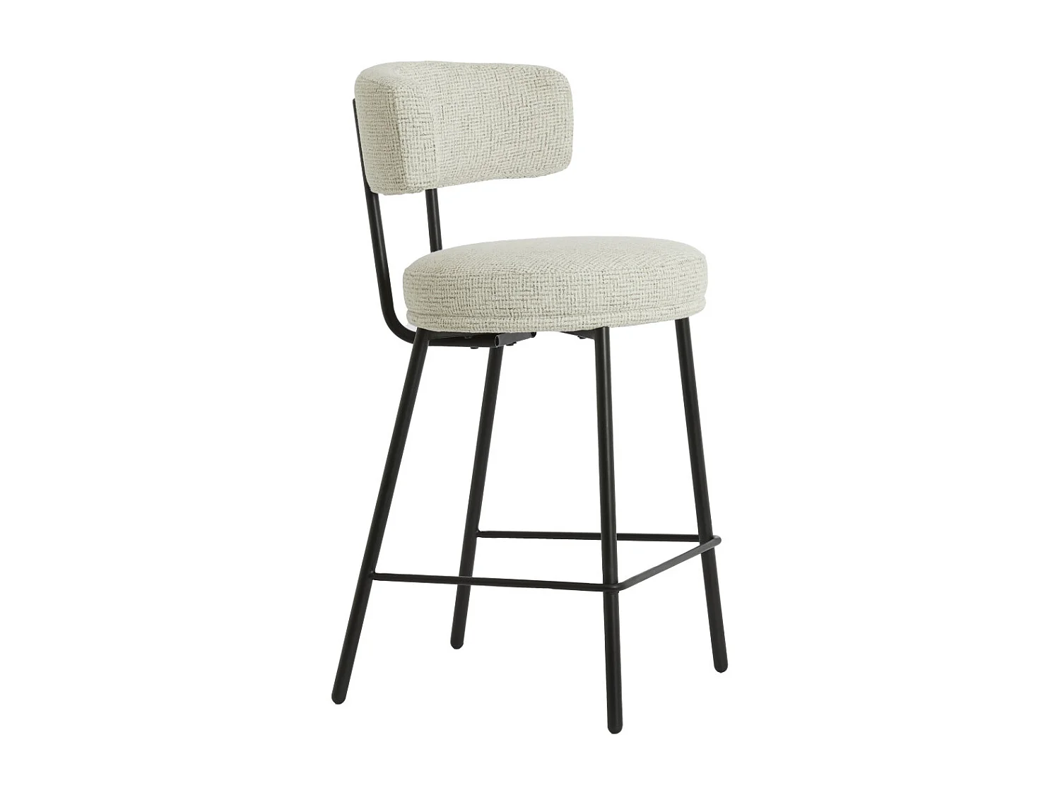 Barkruk HARVIE - 51x52.5x93 cm - Bruin - Set van 2