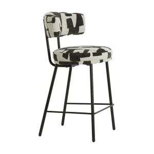 Barkruk HARVIE – 51×52.5×93 cm – Bruin – Set van 2 Barkruk HARVIE – 51×52.5×93 cm – Bruin – Set van 2