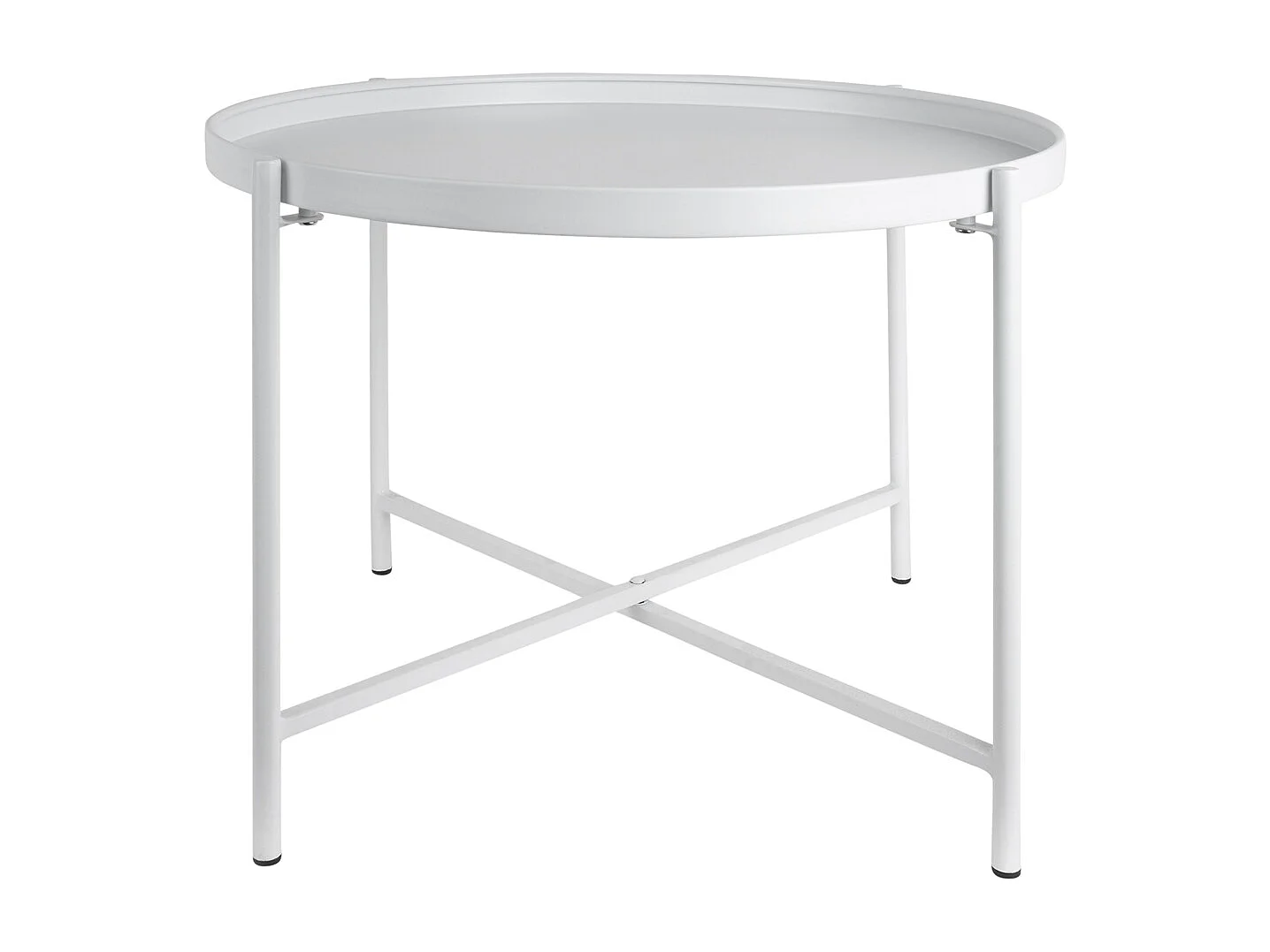 Bijzettafel Meseta - 50x50x38.5 cm - Wit