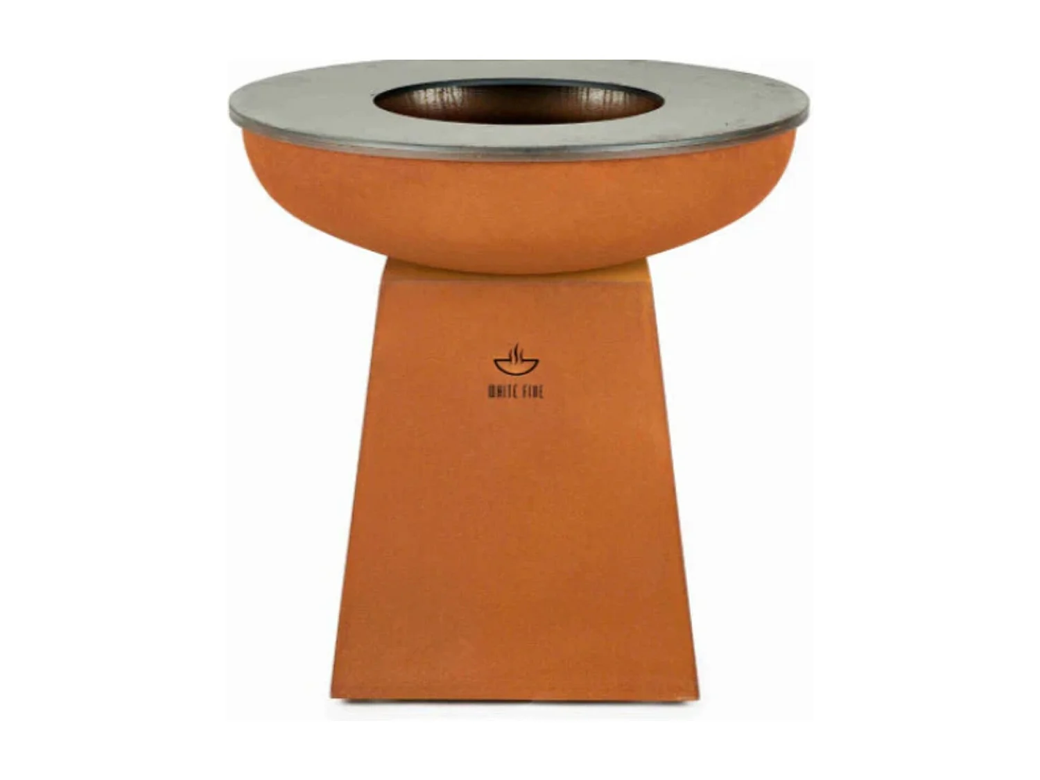 Barbecue Staal Corten D.99cm - White Fire