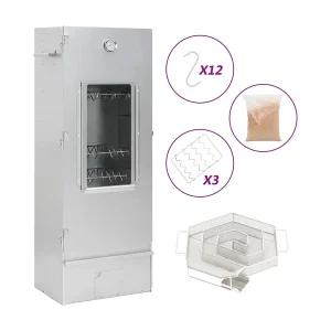 BBQ-rookoven met koude rookgenerator gegalvaniseerd staal BBQ-rookoven met koude rookgenerator gegalvaniseerd staal