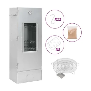 BBQ-rookoven met koude rookgenerator gegalvaniseerd staal BBQ-rookoven met koude rookgenerator gegalvaniseerd staal