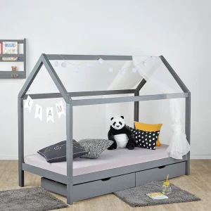 Bedframe 90×200 cm grijs Bedframe 90×200 cm grijs