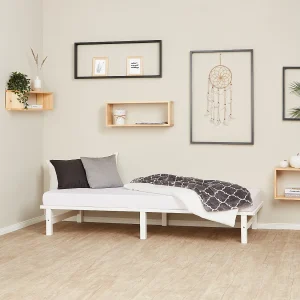 Bedframe 90×200 cm wit Pallet Bedframe 90×200 cm wit Pallet