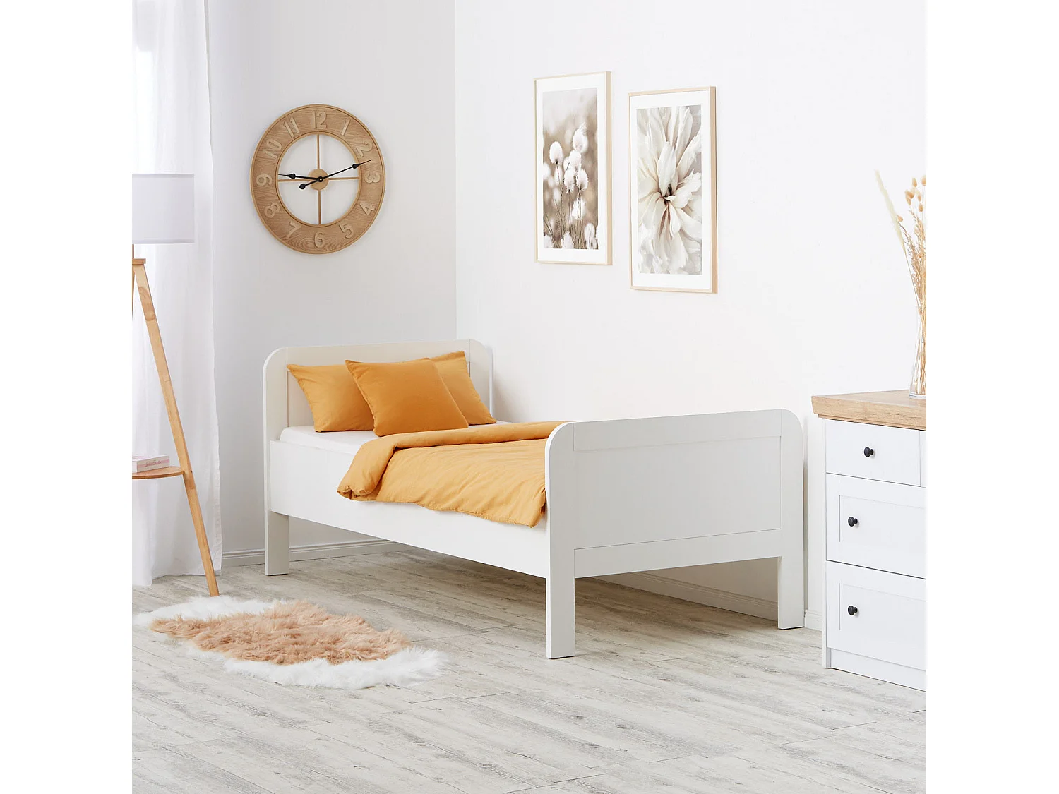 Bed 98,5x206x87 cm wit comfort