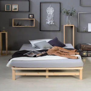 Bed 140×200 cm Natuurlijk Bed 140×200 cm Natuurlijk