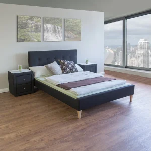 Bedframe 160×200 cm Zwart