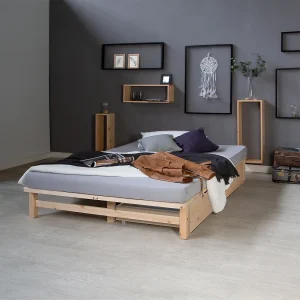 Bed 140×200 cm naturel Pallet Bed 140×200 cm naturel Pallet