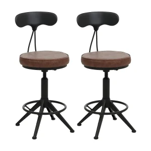 Barkruk MCW-O84 (set van 2), bruin Barkruk MCW-O84 (set van 2), bruin