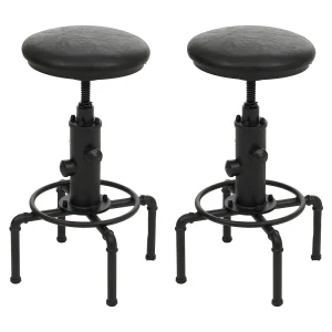 Barkruk MCW-N23 (set van 2), zwart Barkruk MCW-N23 (set van 2), zwart