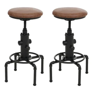 Barkruk MCW-N23 (set van 2), bruin Barkruk MCW-N23 (set van 2), bruin