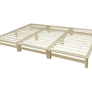 Bed 270×200 cm Massief Frame Futon