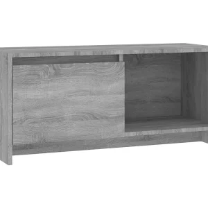 Bay Village Tv-meubel 90x35x40 cm bewerkt hout grijs sonoma eikenkleurig Bay Village Tv-meubel 90x35x40 cm bewerkt hout grijs sonoma eikenkleurig