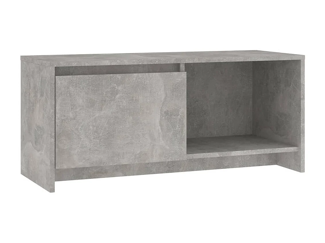 Bay Village Tv-meubel 90x35x40 cm bewerkt hout betongrijs