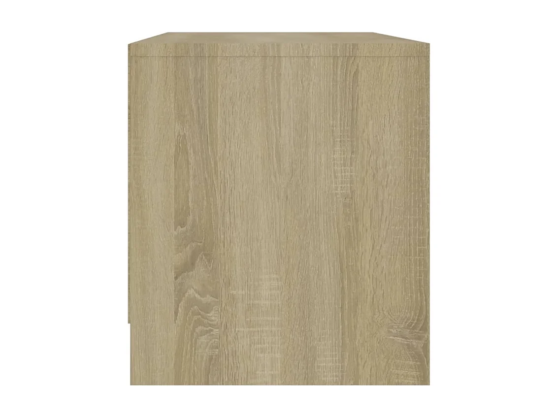 Bay Village Tv-meubel 90x35x40 cm bewerkt hout sonoma eikenkleurig