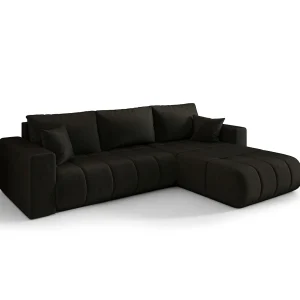 BEDANTE Hoekbank met slaapfunctie MILO PREMIUM L Monolith 95 Rechterkant BEDANTE Hoekbank met slaapfunctie MILO PREMIUM L Monolith 95 Rechterkant
