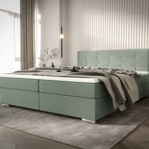 BEDANTE Boxspringbett ZILANO1 160×200 Cosmic 16 Lichtgroen Bed Bedkasten Tweepersoonsbed Hotelbed Topmatras Matras Slaapkamer Opbergruimte BEDANTE Boxspringbett ZILANO1 160×200 Cosmic 16 Lichtgroen Bed Bedkasten Tweepersoonsbed Hotelbed Topmatras Matras Slaapkamer Opbergruimte