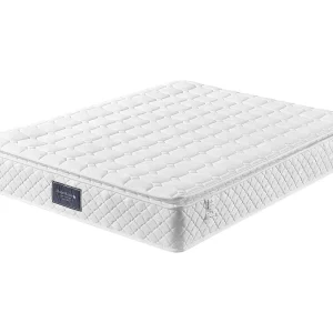 Binnenveringmatras 140×200 cm, 7-zone koudschuim, pocketvering, Oeko-Tex gecertificeerd, microvezel stiksel, hardheid H3, hoogte 25 cm