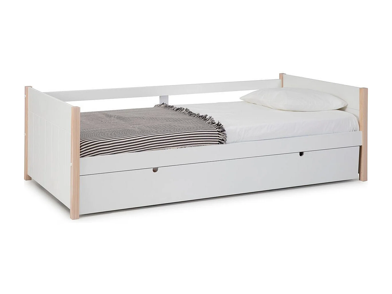 Bed Kiara - 200x98.5x62cm - Grijs