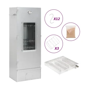BBQ-rookoven met koude rookgenerator gegalvaniseerd staal BBQ-rookoven met koude rookgenerator gegalvaniseerd staal