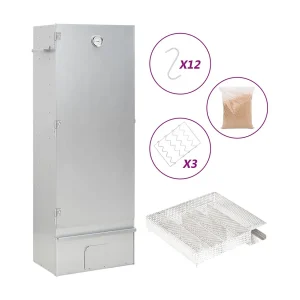 BBQ-rookoven met koude rookgenerator gegalvaniseerd staal BBQ-rookoven met koude rookgenerator gegalvaniseerd staal