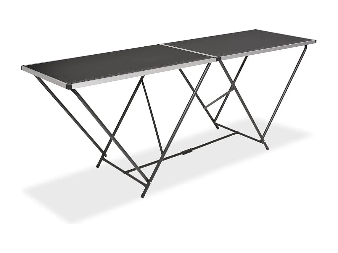 Behangtafel inklapbaar 200x60x78 cm MDF en aluminium