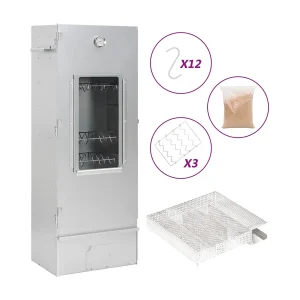 BBQ-rookoven met koude rookgenerator gegalvaniseerd staal BBQ-rookoven met koude rookgenerator gegalvaniseerd staal