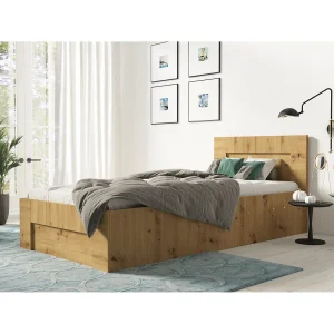 Bed 100 cm x 200 cm met zijopening | ARTISAN | Opbergruimte + Lattenbodem Bed 100 cm x 200 cm met zijopening | ARTISAN | Opbergruimte + Lattenbodem