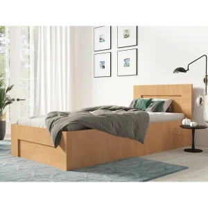 Bed 100 cm x 200 cm met zijopening | ELS | Opbergruimte + Lattenbodem Bed 100 cm x 200 cm met zijopening | ELS | Opbergruimte + Lattenbodem