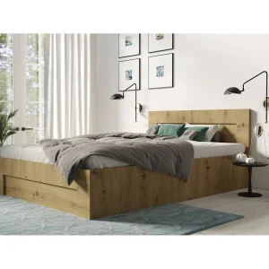 Bed 140 cm x 200 cm met zijopening | ARTISAN | Opbergruimte + Lattenbodem Bed 140 cm x 200 cm met zijopening | ARTISAN | Opbergruimte + Lattenbodem