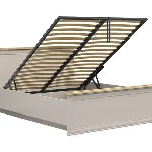 Bedstee 160×200 inclusief lattenbodem Perle Cachemire Bedstee 160×200 inclusief lattenbodem Perle Cachemire