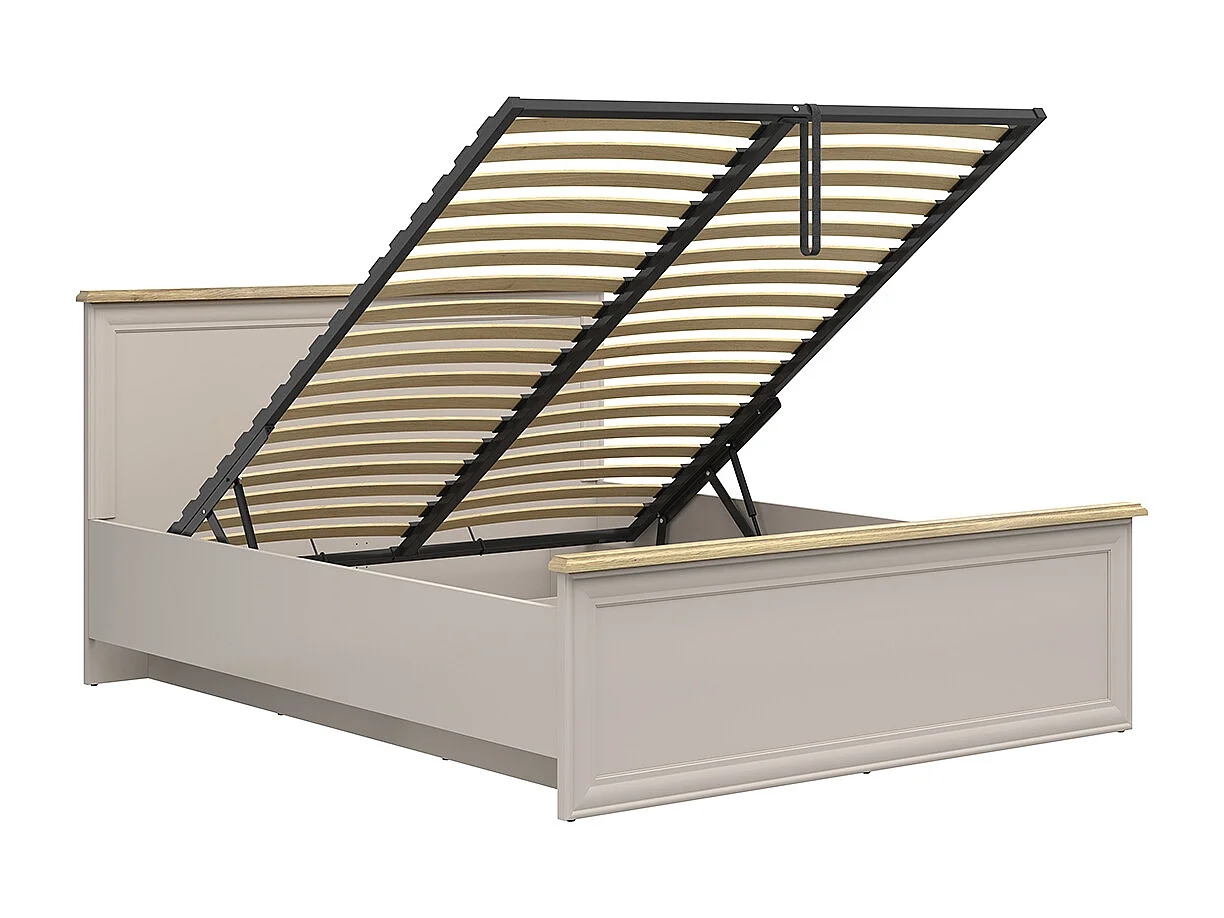 Bedstee 160x200 inclusief lattenbodem Perle Cachemire