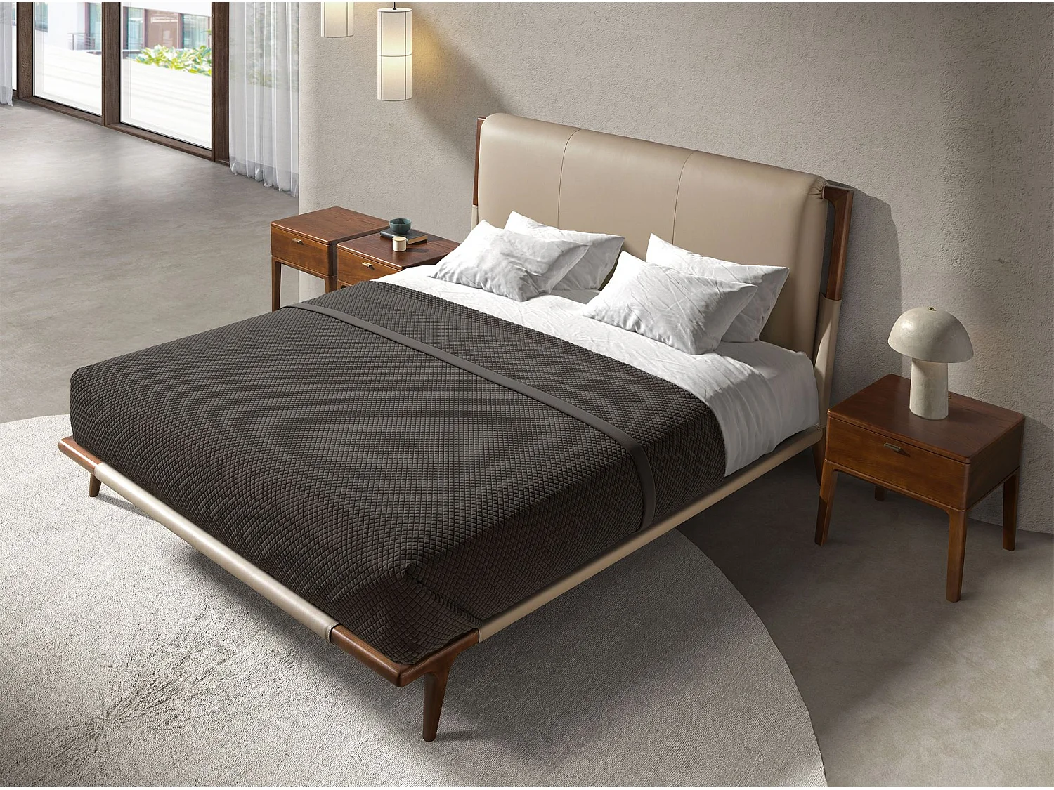 Bed van nertsleer 7194 ANGEL CERDA