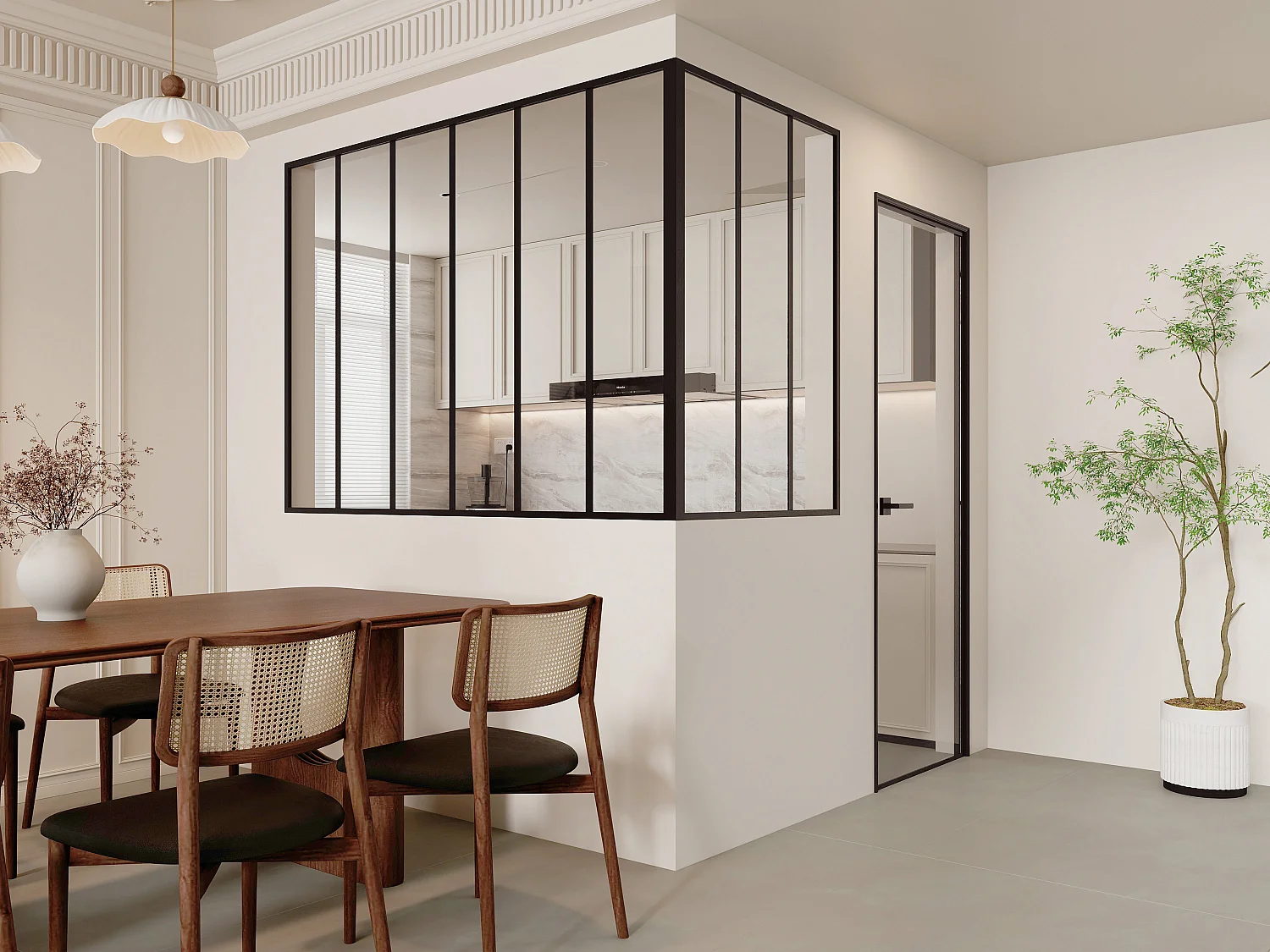Hoekraam werkplaats van gepoedercoat aluminium - L180 x B90 x H130 cm (B x H) -Zwart - BAYVIEW