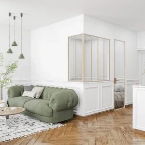 Hoekraam werkplaats van gepoedercoat aluminium – L120 x B60 x H130 cm (B x H) -Licht naturel – BAYVIEW Hoekraam werkplaats van gepoedercoat aluminium – L120 x B60 x H130 cm (B x H) -Licht naturel – BAYVIEW