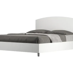 Bed 160×200 met lattenbodem eiken wit Dora