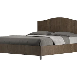 Bed 160×200 zonder lattenbodem walnoot Dores Bed 160×200 zonder lattenbodem walnoot Dores