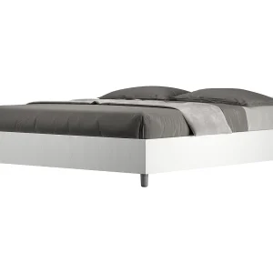 Bed 160×200 eiken wit Nuamo
