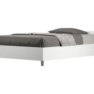 Bed 120×190 met opbergruimte eiken wit Nuamo