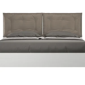 Bed 160×200 zonder lattenbodem met kussens kunstleer cappuccino Egos Annalisa Bed 160×200 zonder lattenbodem met kussens kunstleer cappuccino Egos Annalisa