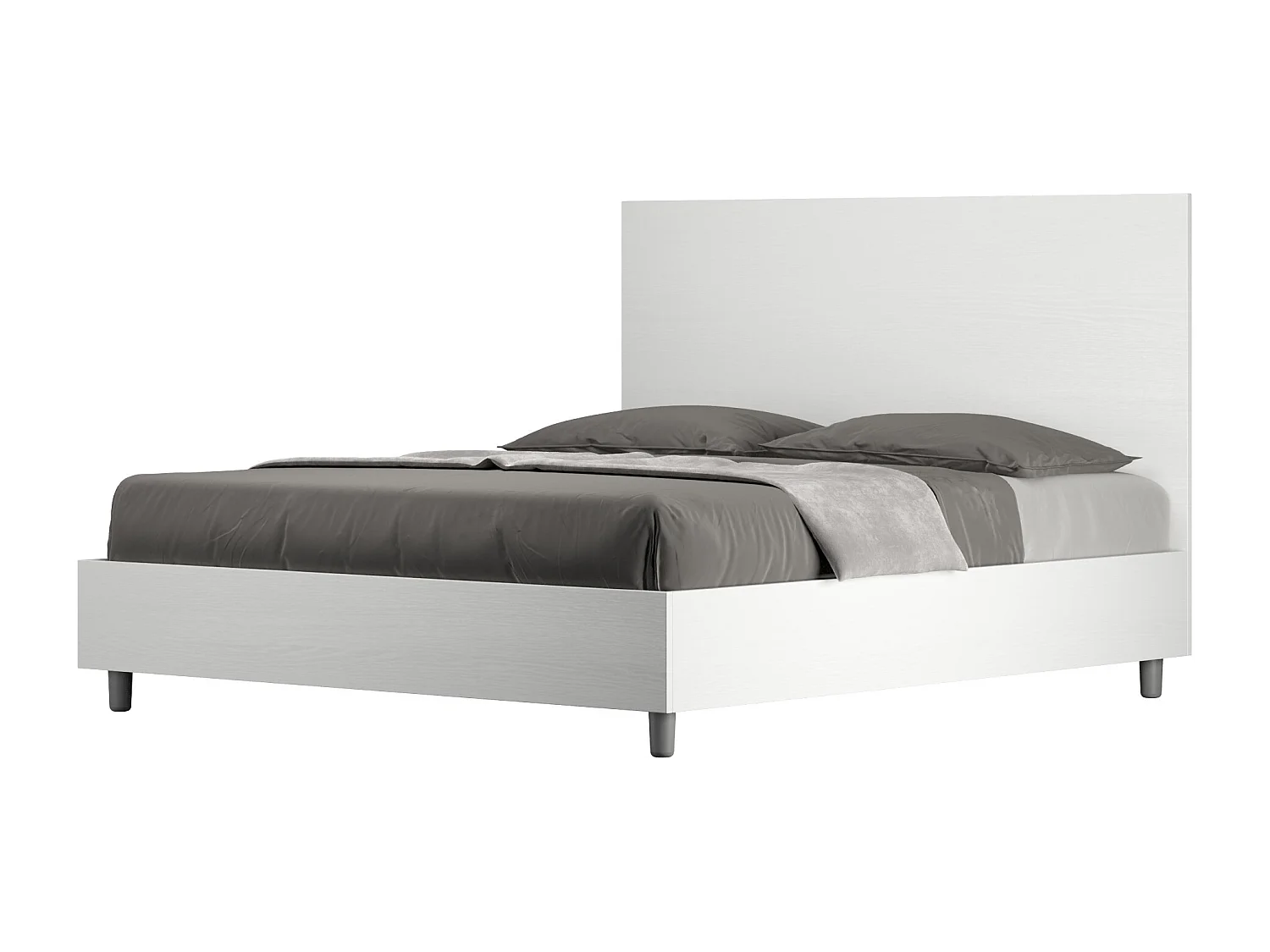 Bed 160x190 met opbergruimte eiken wit New Egos