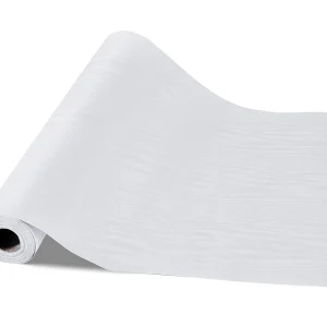 Behang Zelfklevend Wand SucceBuy, 45 cm x 10 m, Rol Zelfklevend Behang in Vinyl, Motief Houttextuur Wit, Waterdicht, voor Wandbekleding Behang Zelfklevend Wand SucceBuy, 45 cm x 10 m, Rol Zelfklevend Behang in Vinyl, Motief Houttextuur Wit, Waterdicht, voor Wandbekleding