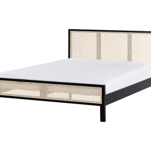Bed Dennenhout SALERNAS 180 x 200 cm Zwart Bed Dennenhout SALERNAS 180 x 200 cm Zwart