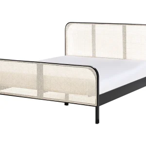 Bed Dennenhout GONFARON 160 x 200 cm Zwart
