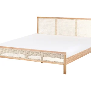 Bed Dennenhout SALERNAS 180 x 200 cm Lichtbruin Bed Dennenhout SALERNAS 180 x 200 cm Lichtbruin