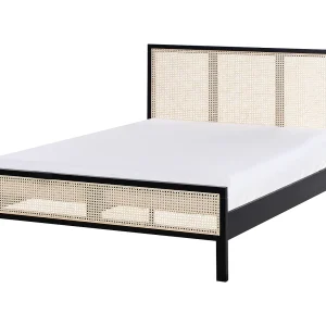 Bed Dennenhout SALERNAS 140 x 200 cm Zwart Bed Dennenhout SALERNAS 140 x 200 cm Zwart