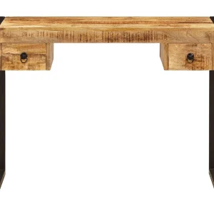 Benedetto  Bureau met 2 lades 110x50x77 cm massief mangohout