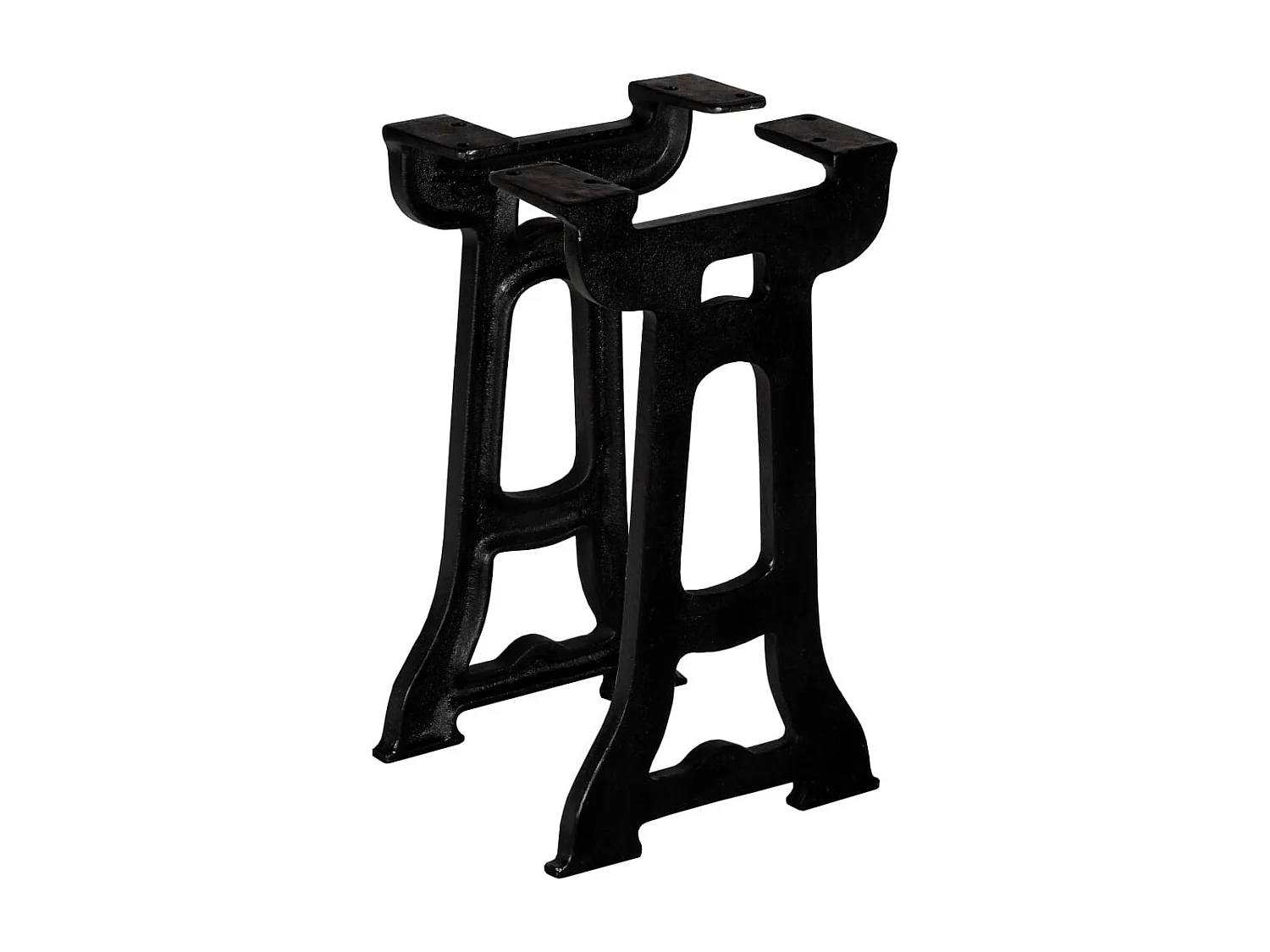 Bankpoten 2 st Y-frame gietijzer